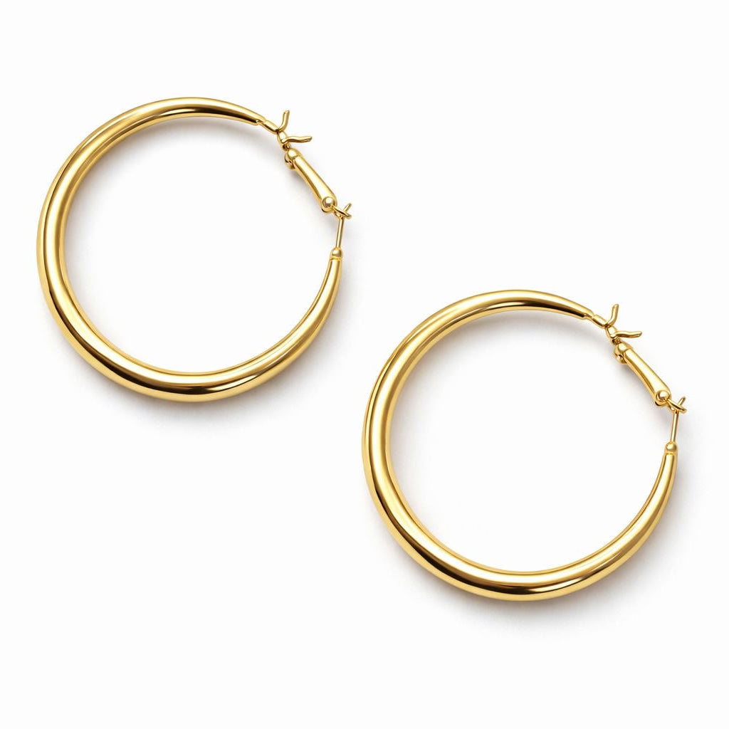 Round Hoop earring (Gizelle)