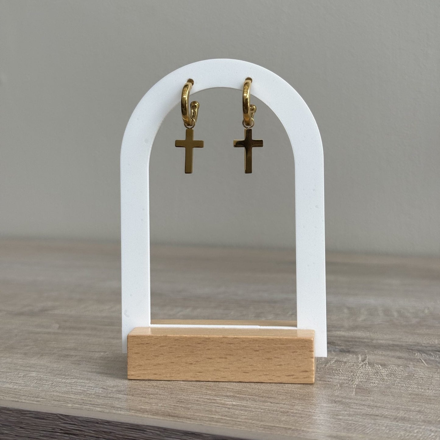 Cross & Clarity Hoops (KVJ)