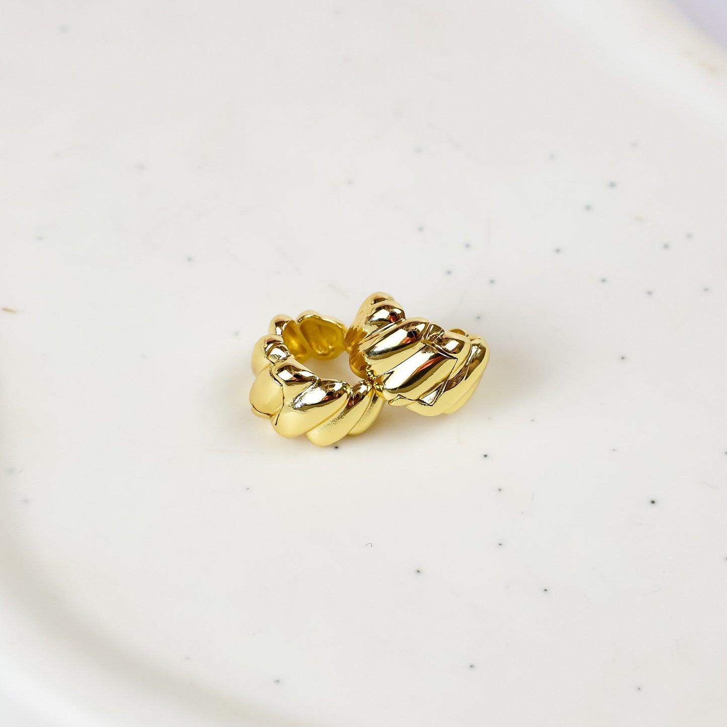 Gold Twisted Huggies (Gizelle)