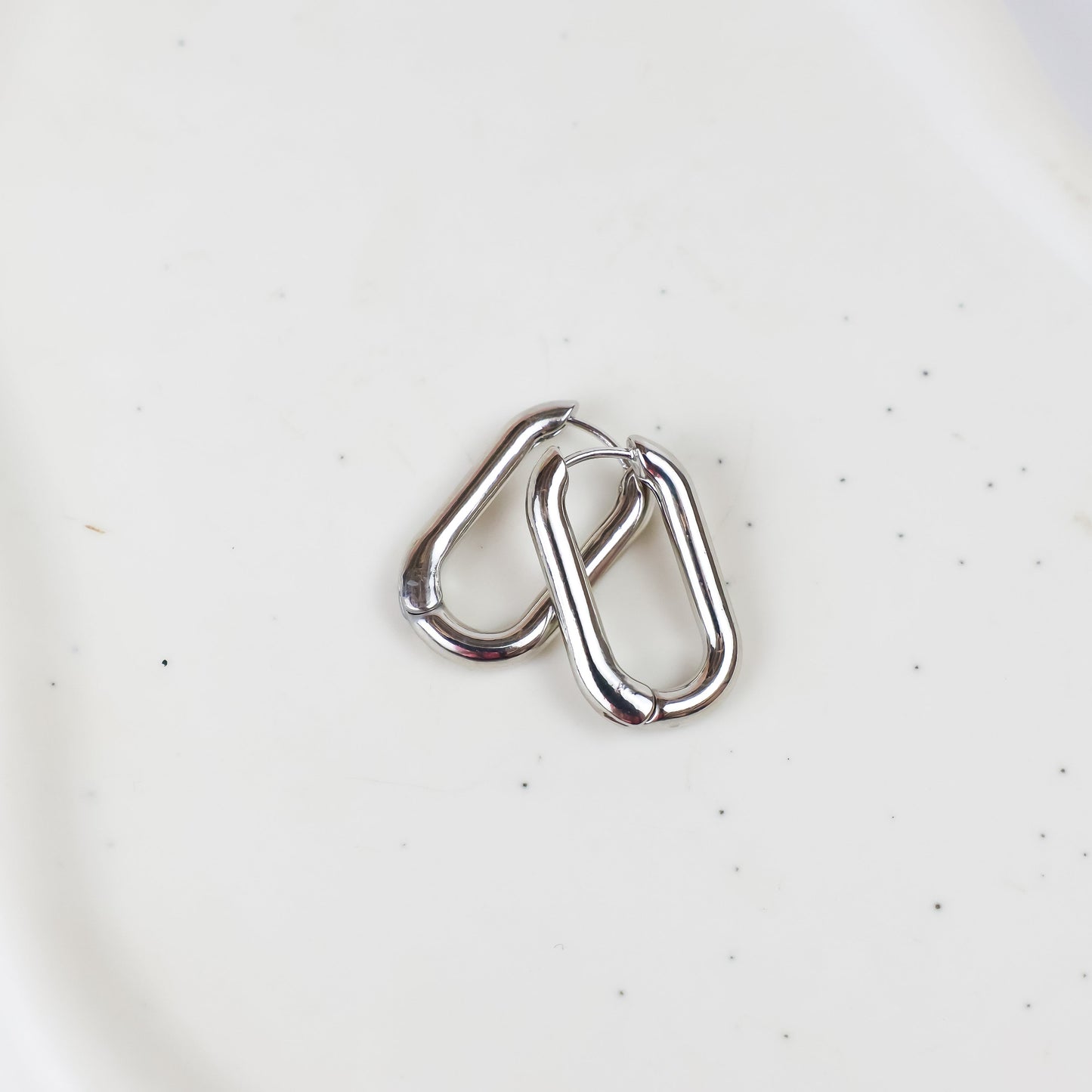 Silver Link Earring (Gizelle)