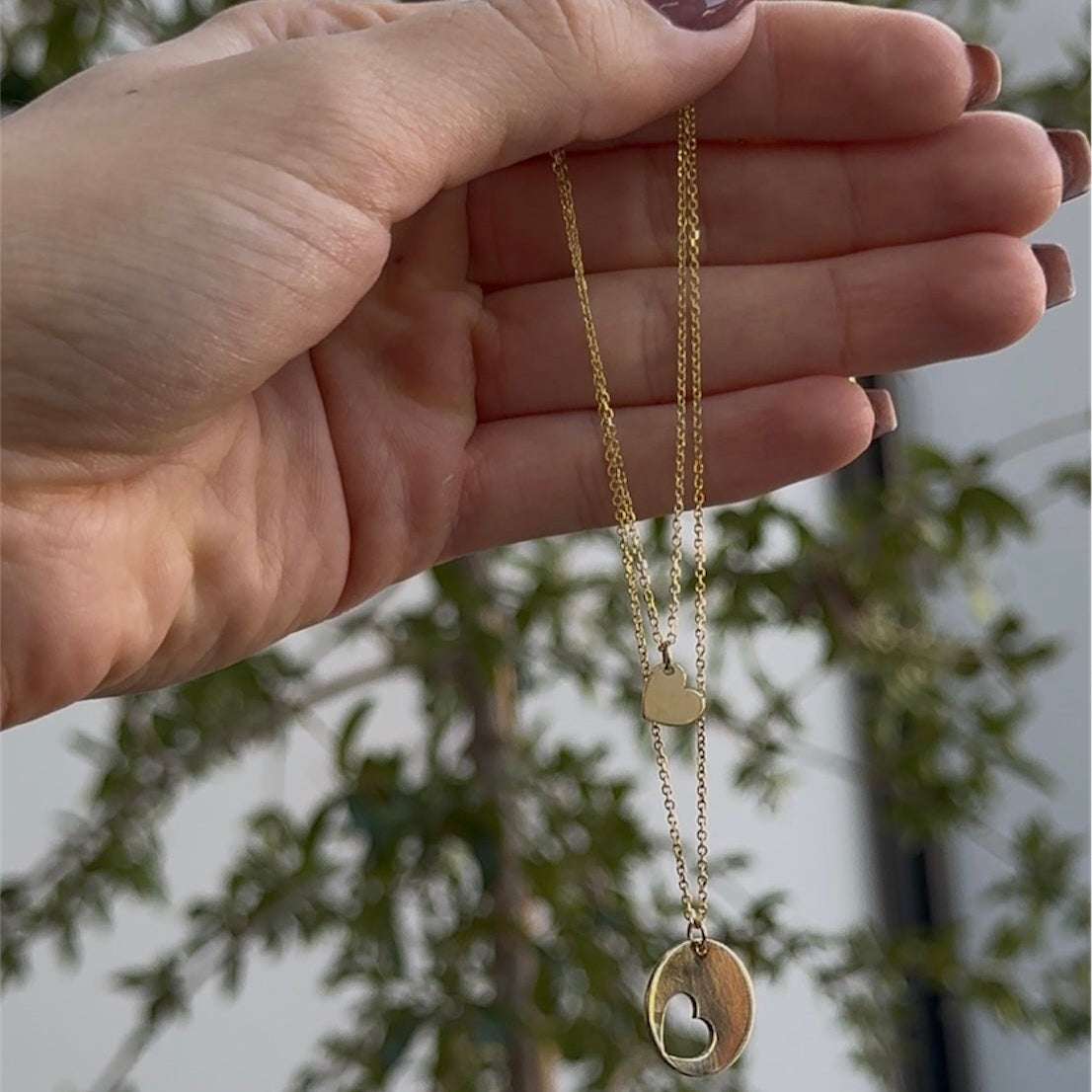 Mommy & Me Necklace Rose Gold (KVJ)