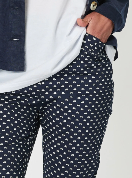 Pretty Bow Pants Navy (Gordon Smith)