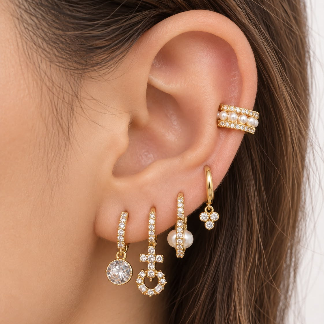 5pc Rhinestone Stack (Gizelle)