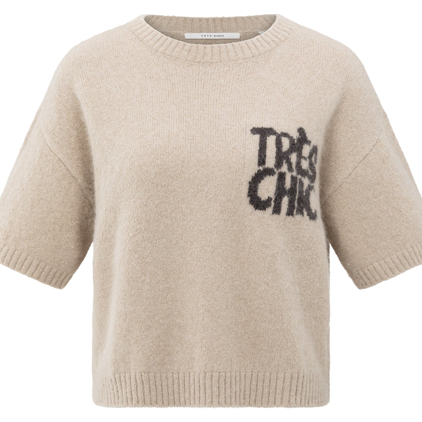 Short Sleeve Sweater with Art (Yaya)