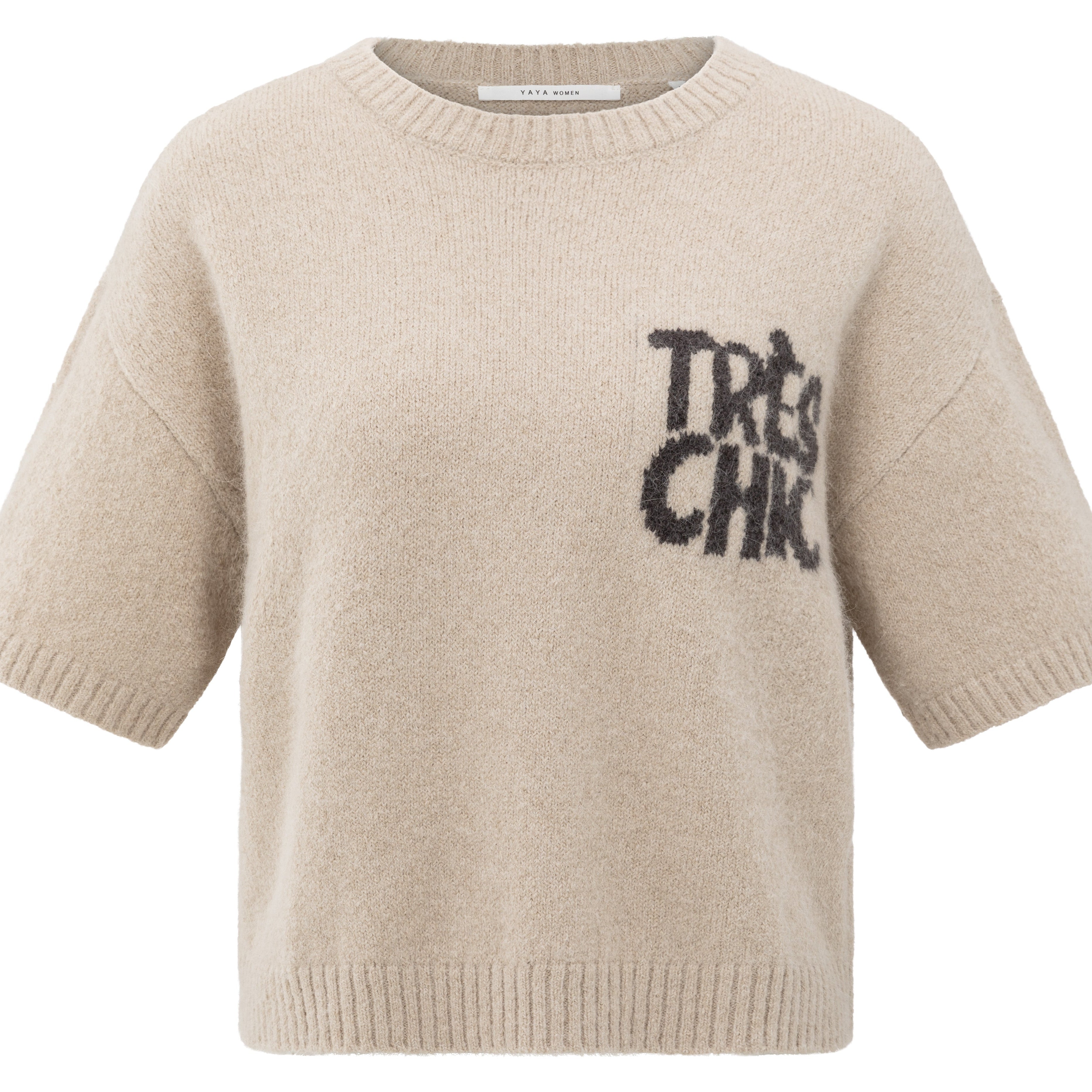 Short Sleeve Sweater with Art (Yaya)