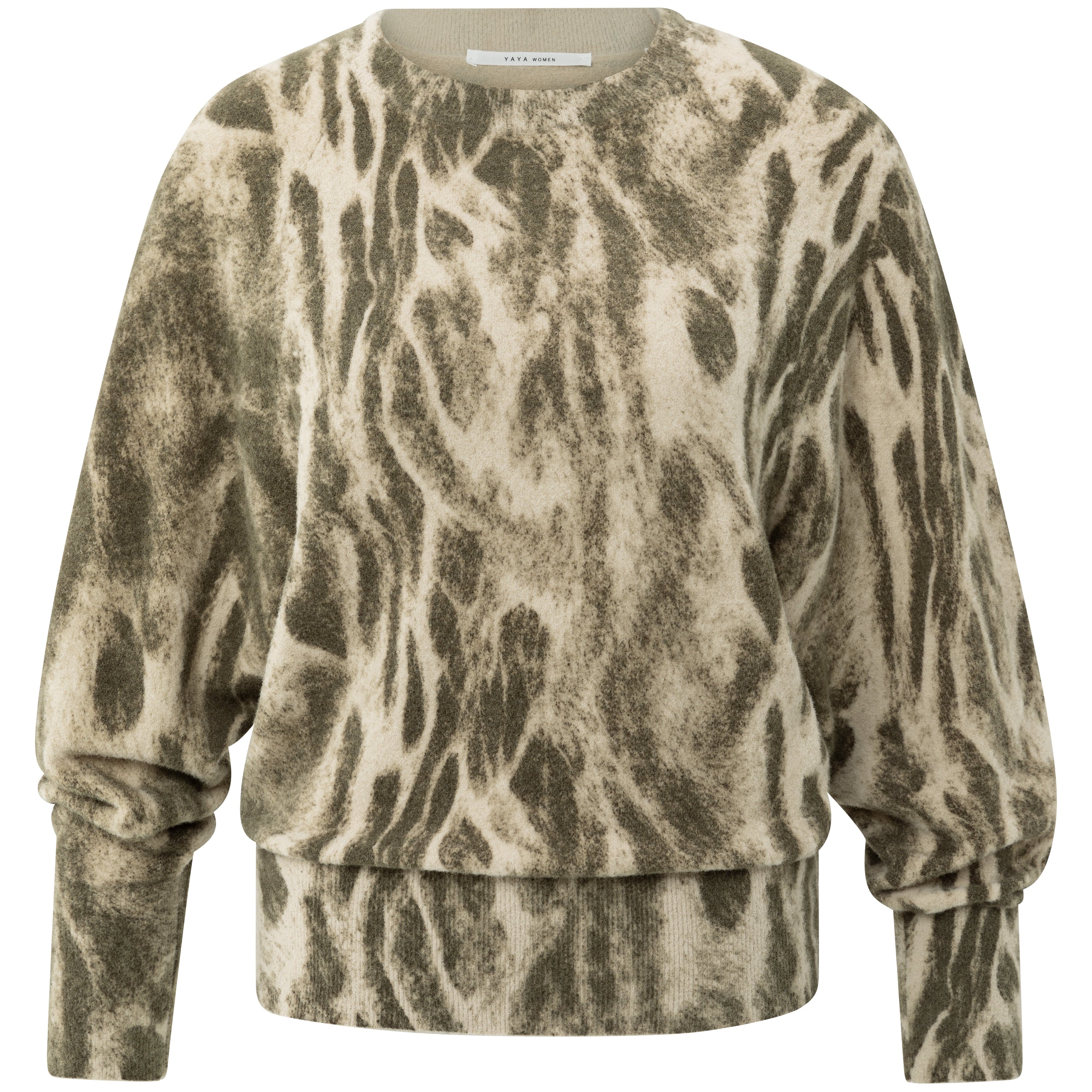 Sweater With Allover Print (Yaya)