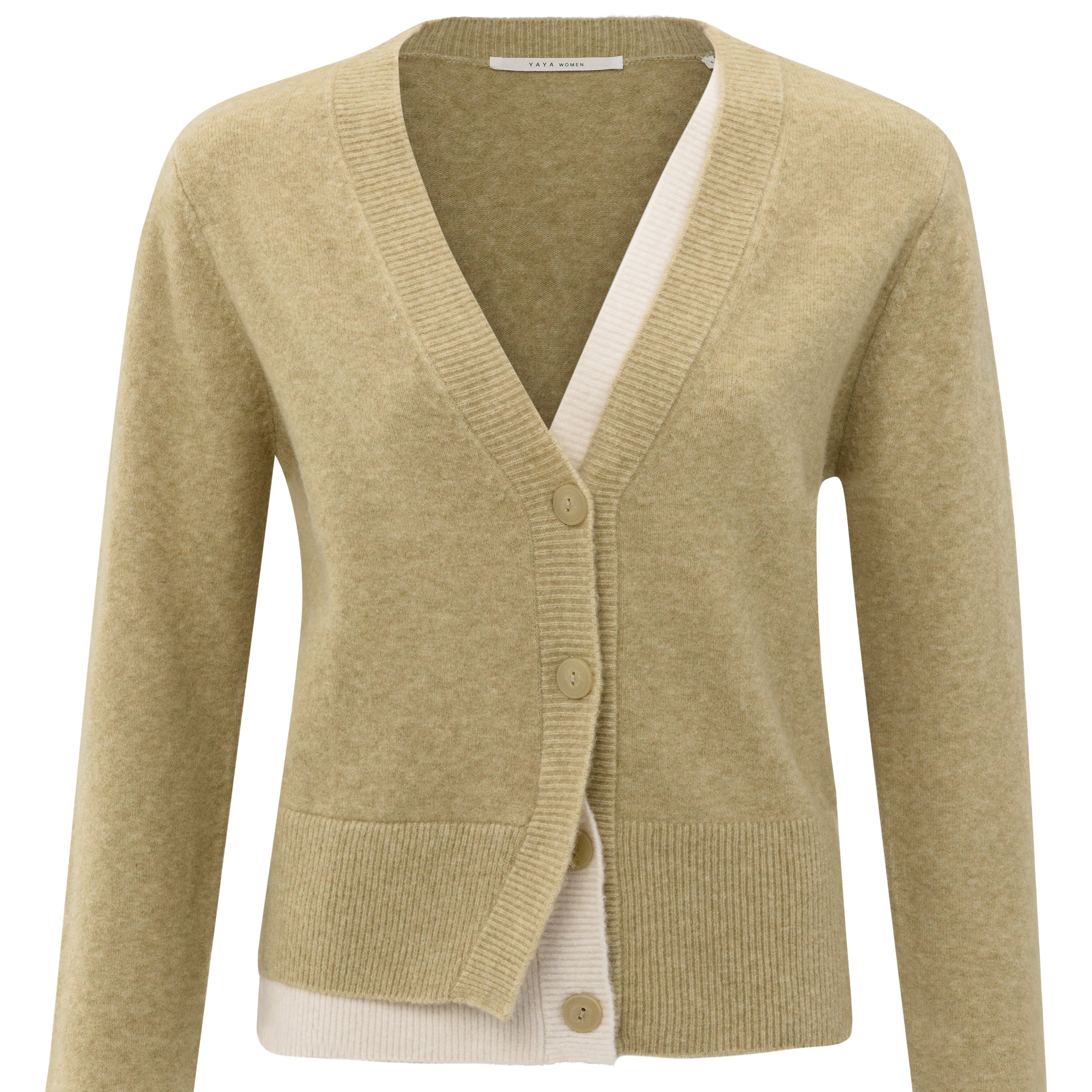 Cardigan With Contrast Detail (Yaya)
