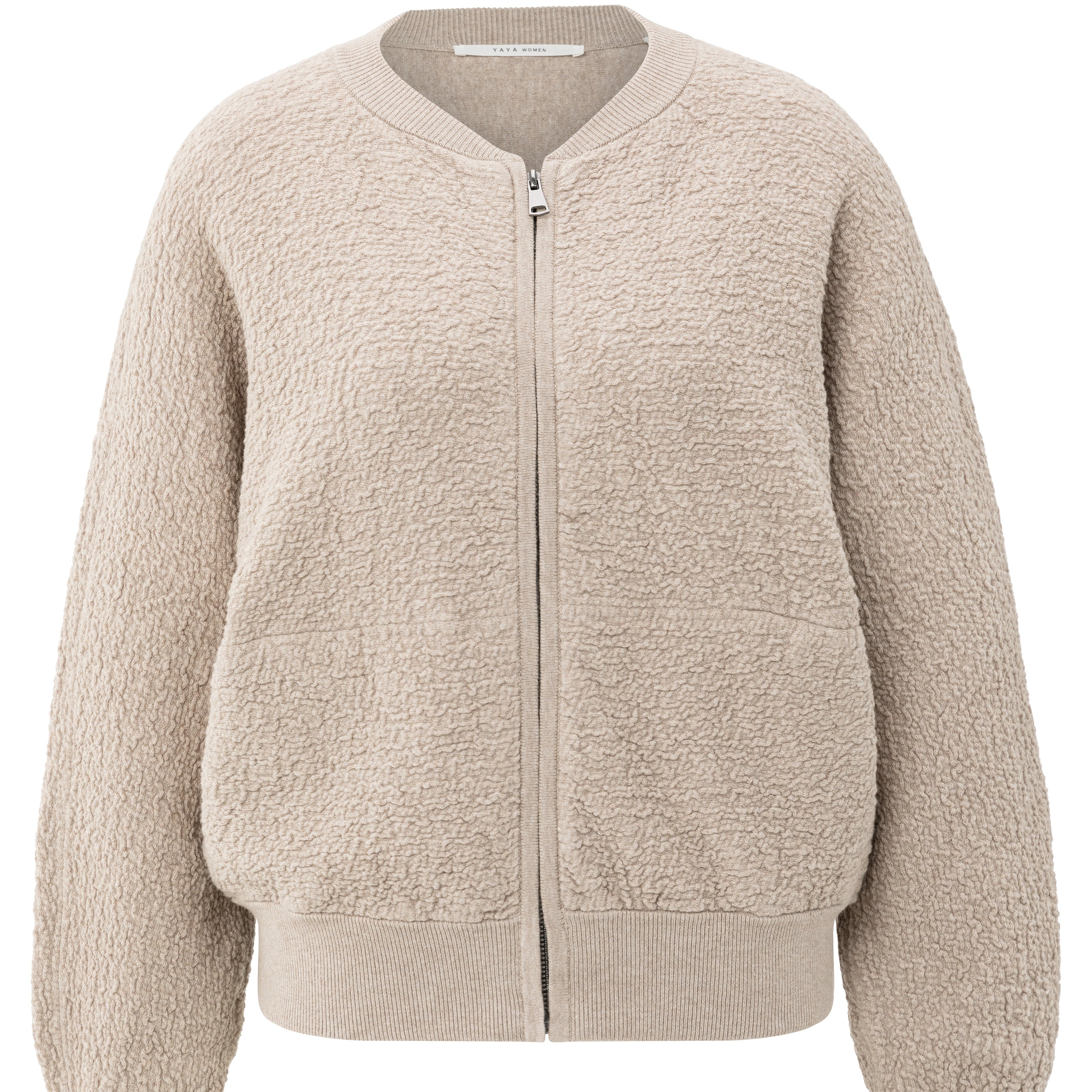 Textured Knitted Bomber (Yaya)