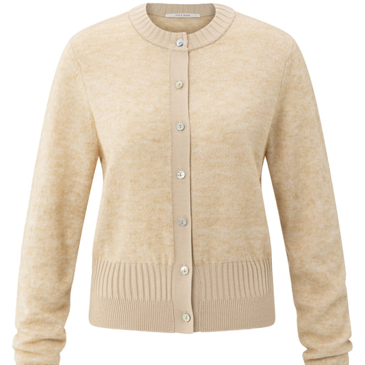 Cardigan With Rib Detail (Yaya)