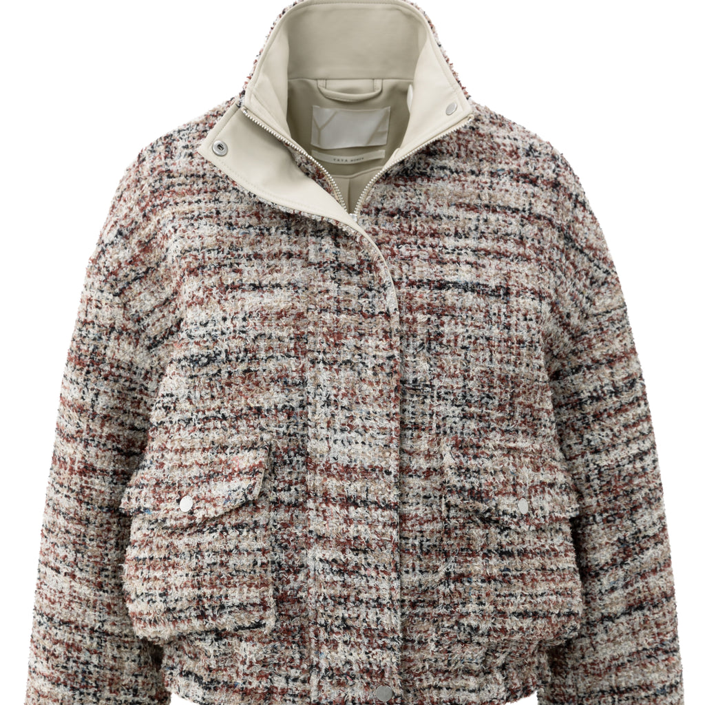 Boucle Jacket With Fringes (Yaya)