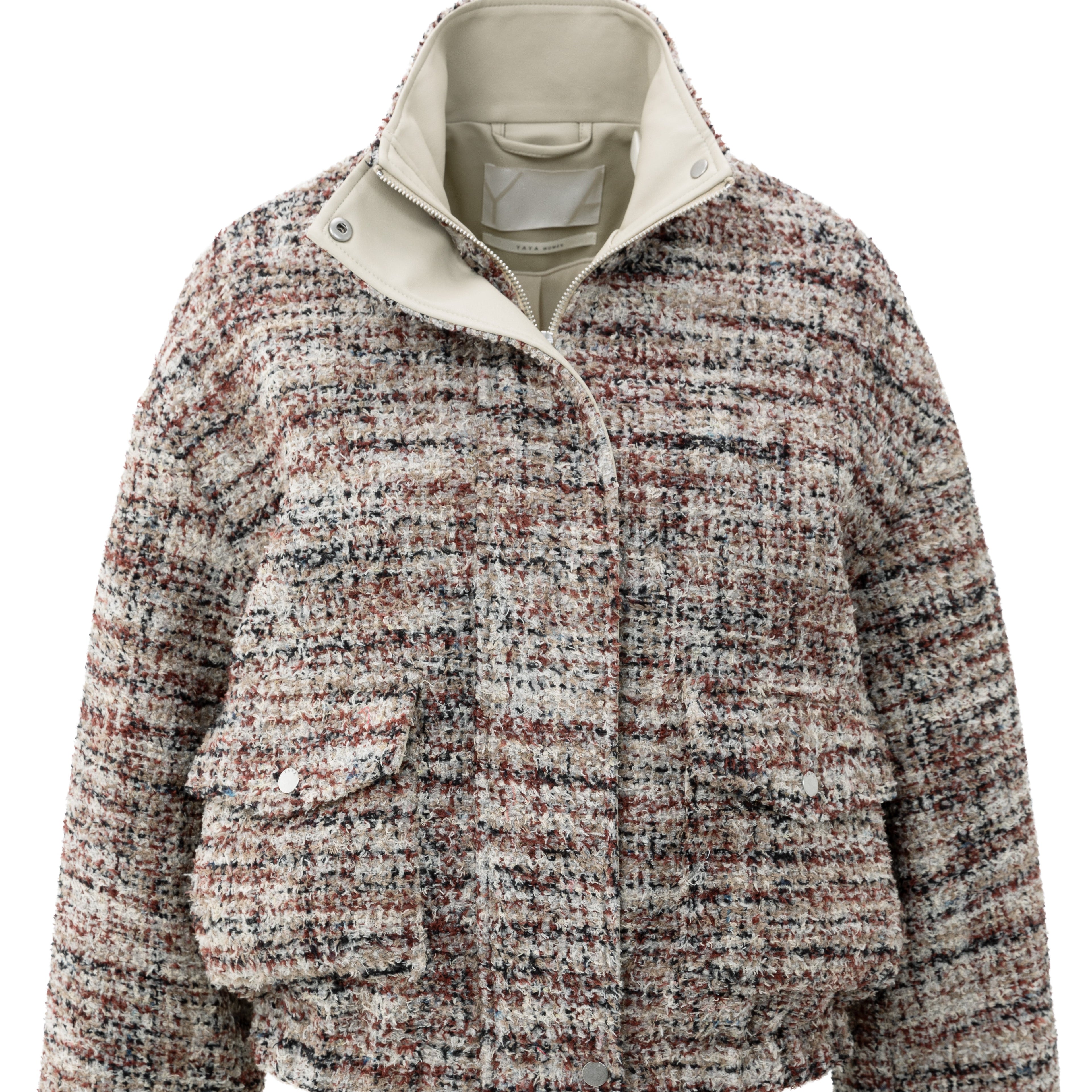 Boucle Jacket With Fringes (Yaya)