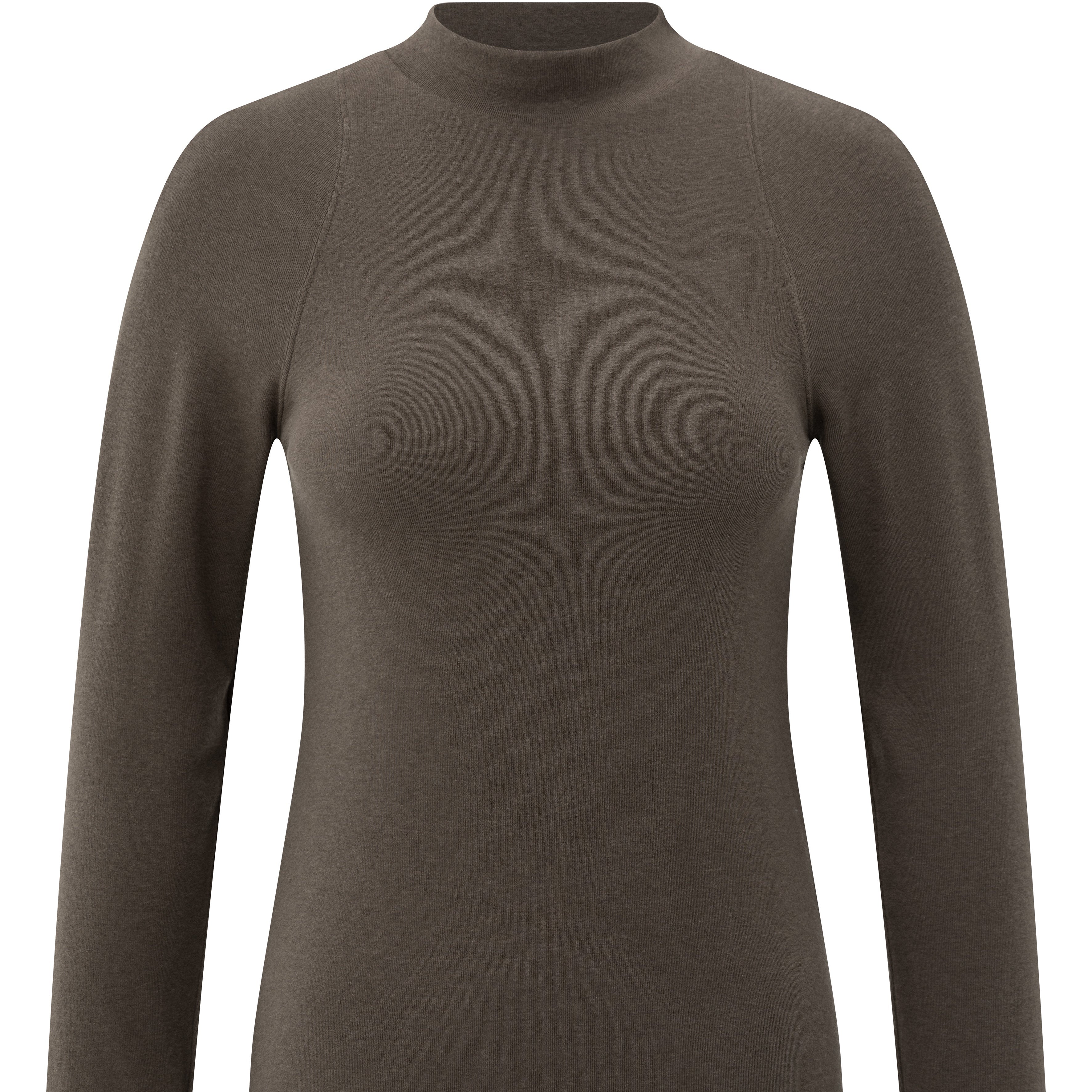 Long Sleeve Mock Neck Top (Yaya)