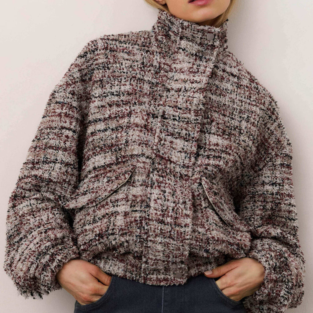 Boucle Jacket With Fringes (Yaya)