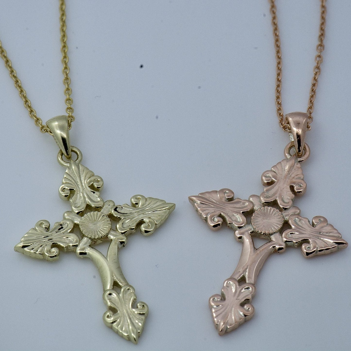 Cross Pendant Necklace Rose Gold (KVJ)