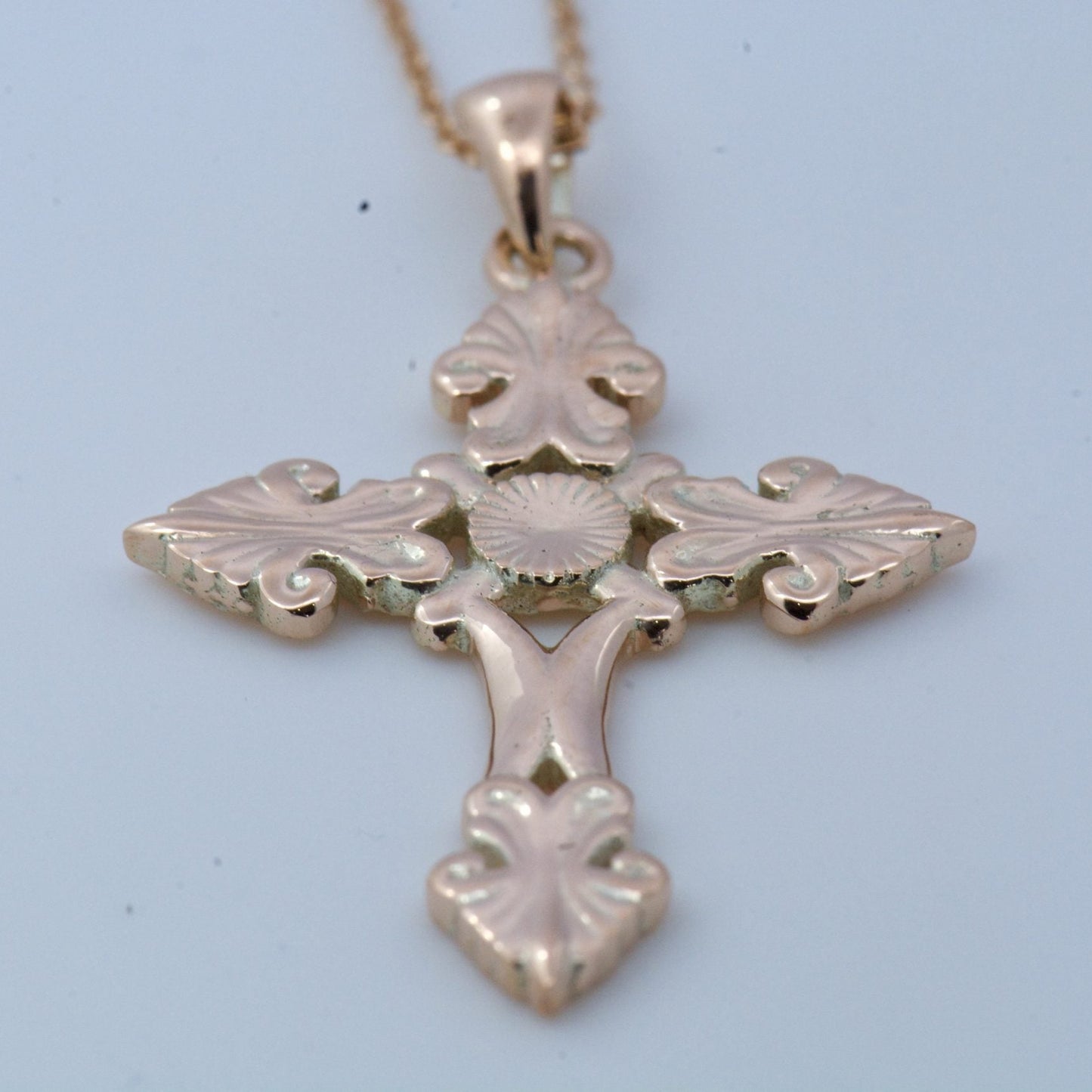 Cross Pendant Necklace Rose Gold (KVJ)