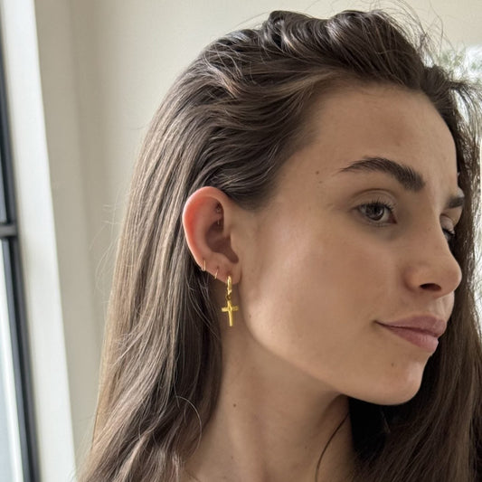 Cross & Clarity Hoops (KVJ)