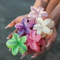 Marble Flower Clip (Gizelle)