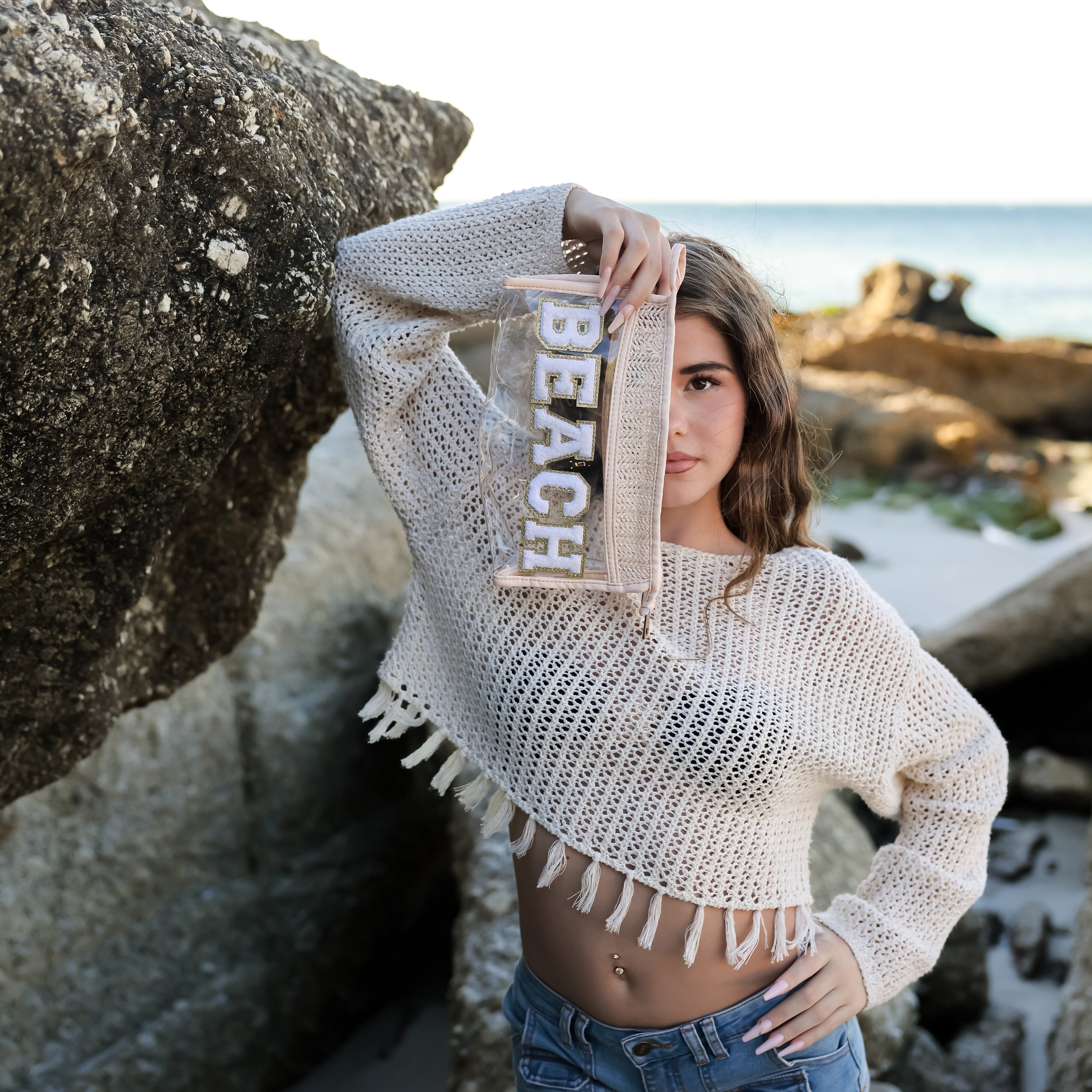 Beach Clear Bag (Gizelle)