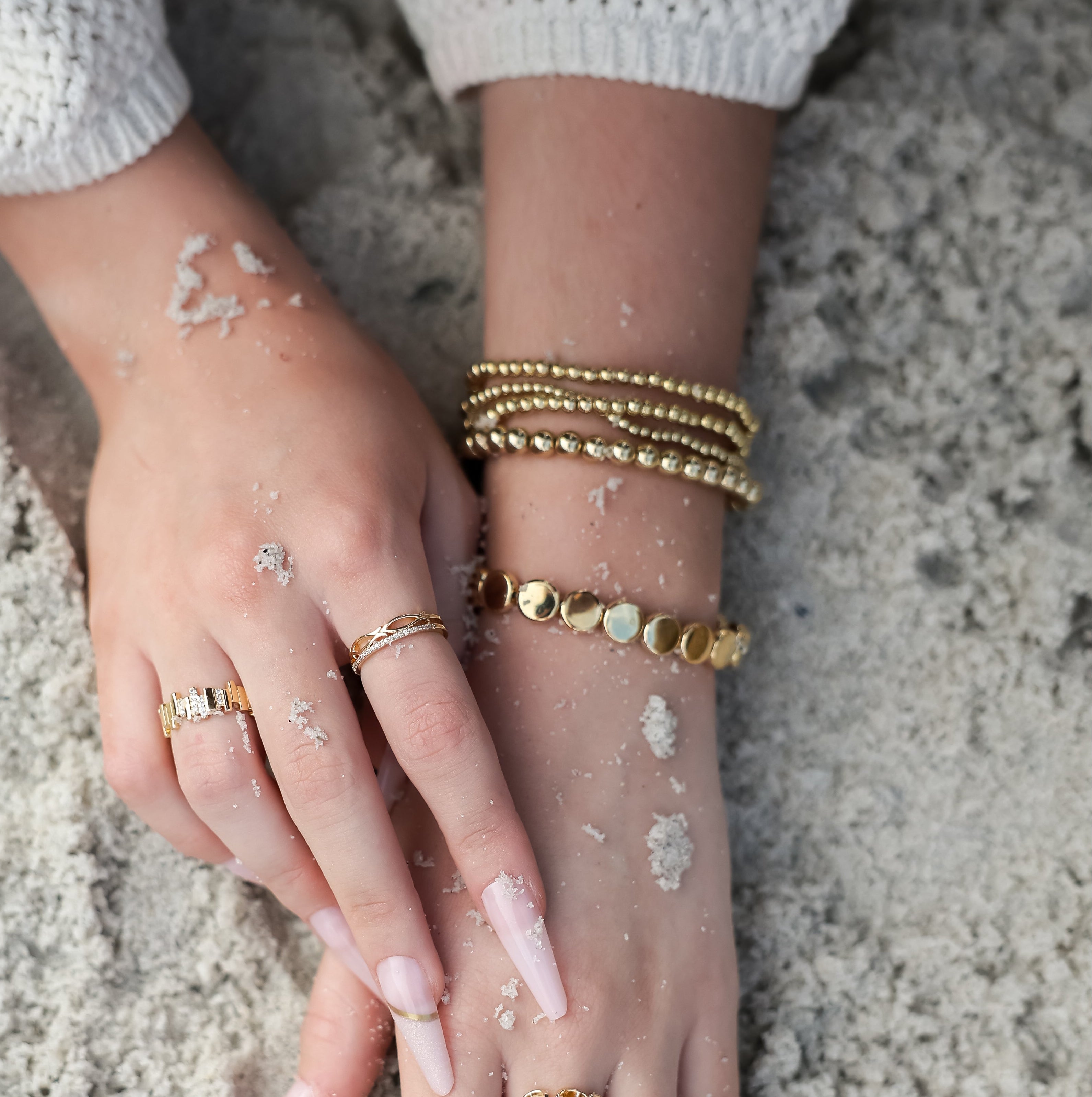 Bohemian Bracelets Pcs Gold (Gizelle)