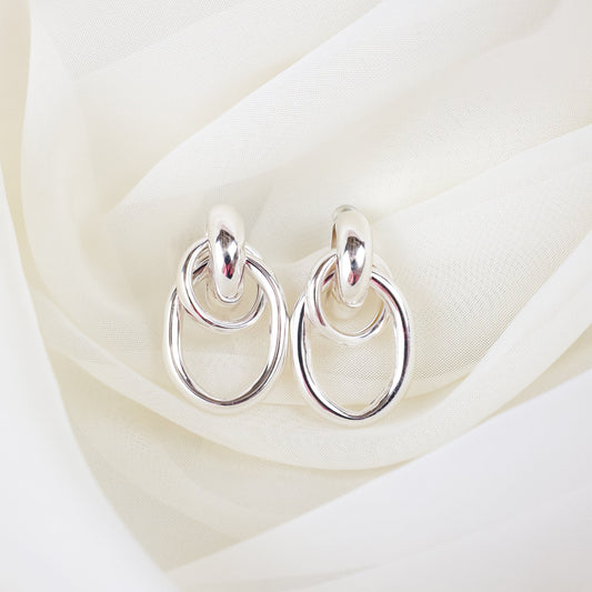 Silver Knotted Earring (Gizelle)