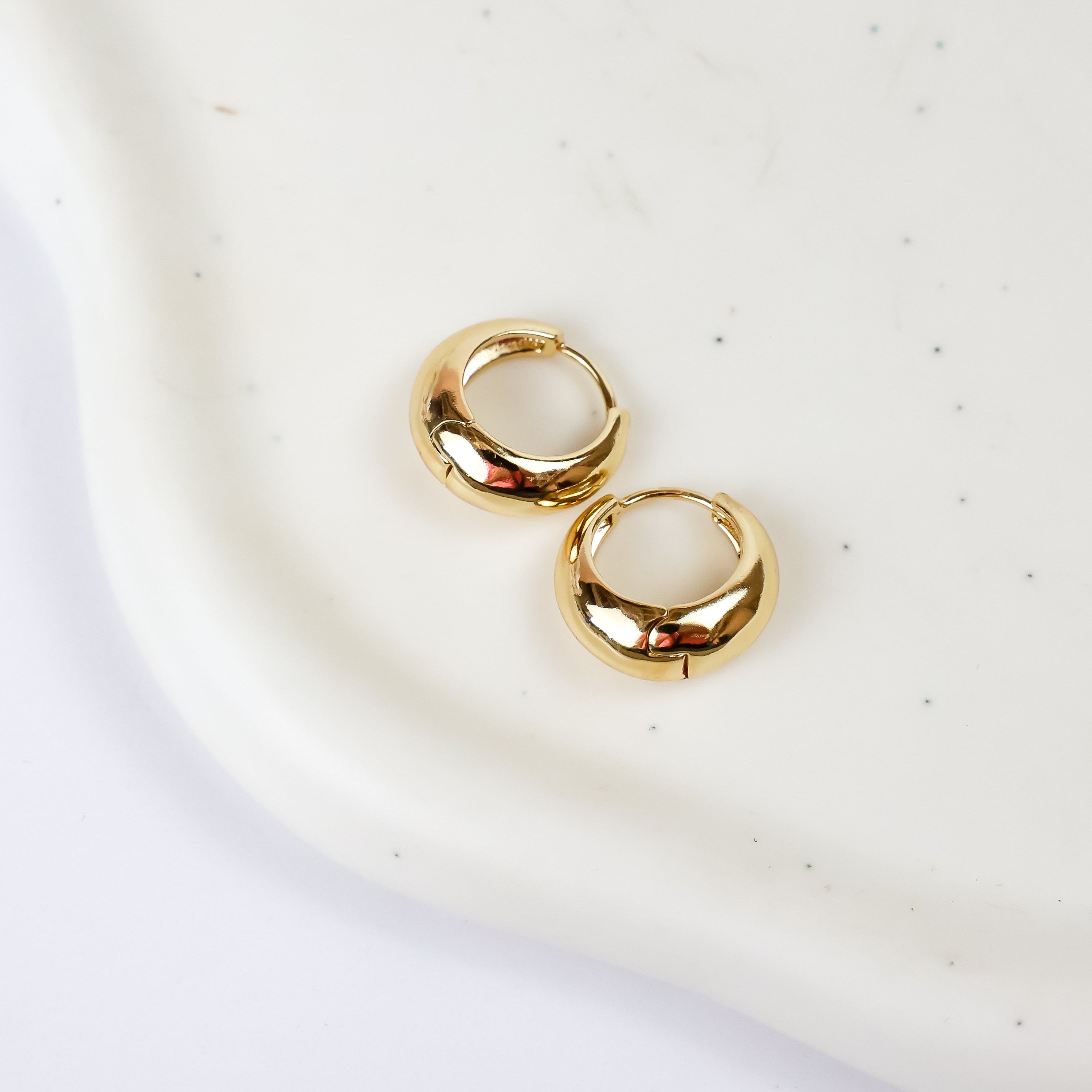 Gold Hoop Huggies (Gizelle)