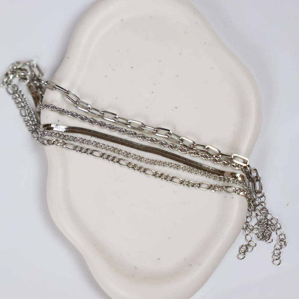 5pc Bracelet Silver (Gizelle)