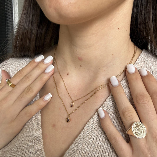 The Petite Heart Necklace (KVJ)