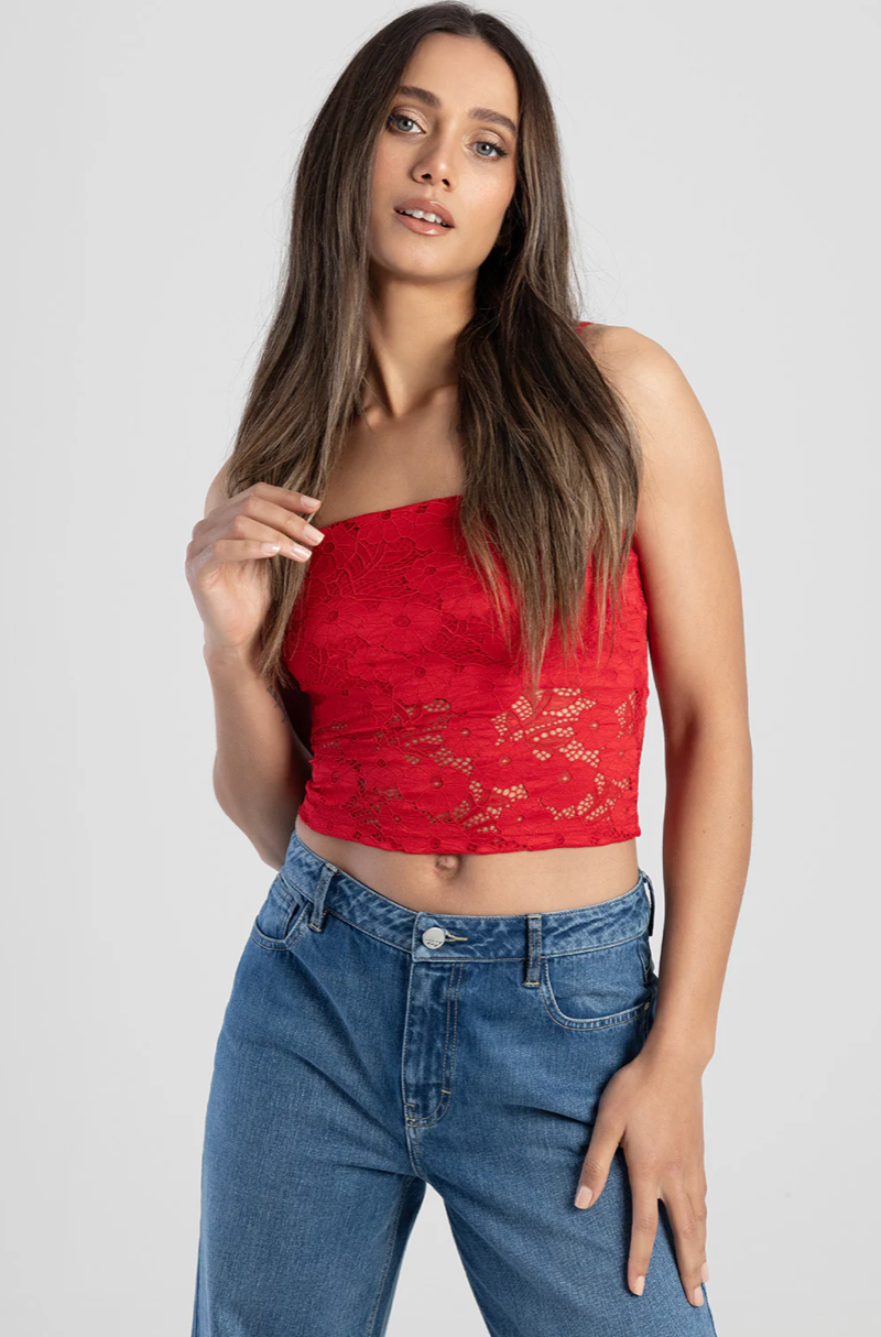 Lace Crop Top (Sissy Boy)