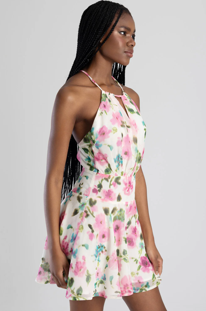 Floral Mini Dress (Sissy Boy)