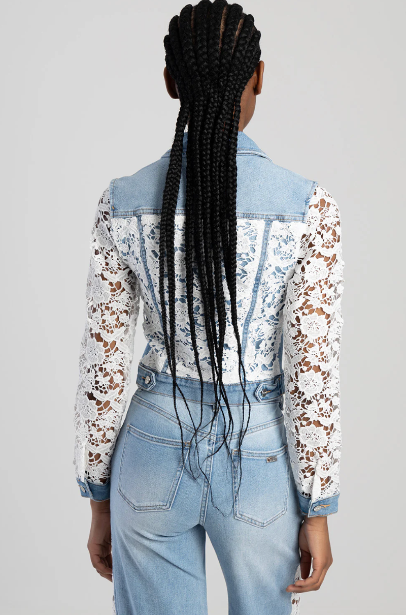 Crochet Denim Jacket (Sissy Boy)