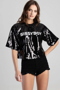 Black Sequin Top (Sissy Boy)