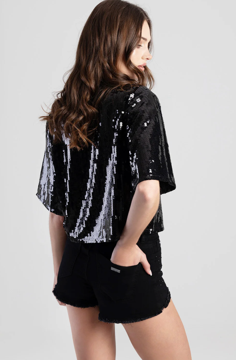 Black Sequin Top (Sissy Boy)