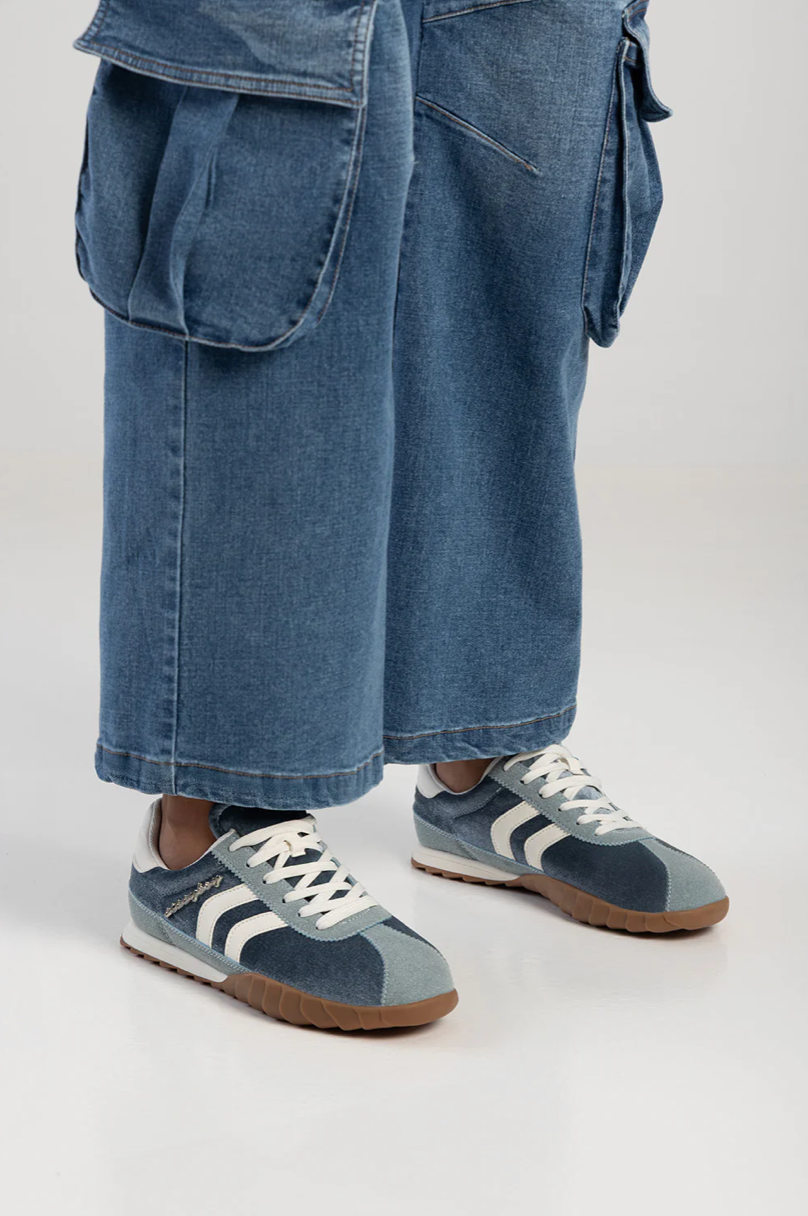 Blue Velvet Sneaker (Sissy Boy)