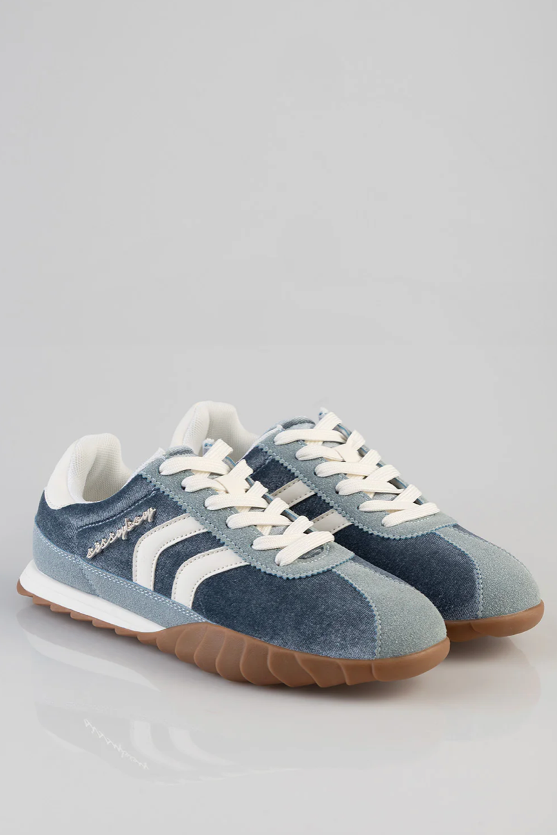 Blue Velvet Sneaker (Sissy Boy)
