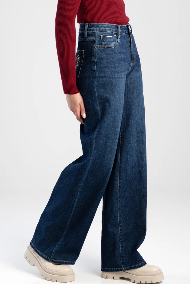 Erin Wide Leg Jeans (Sissy Boy)