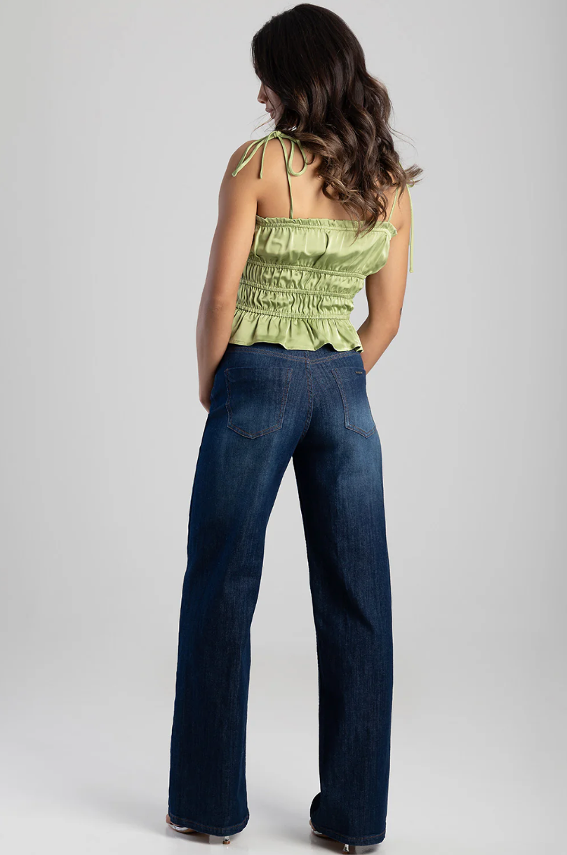 Sophia Wide Leg Jeans (Sissy Boy)