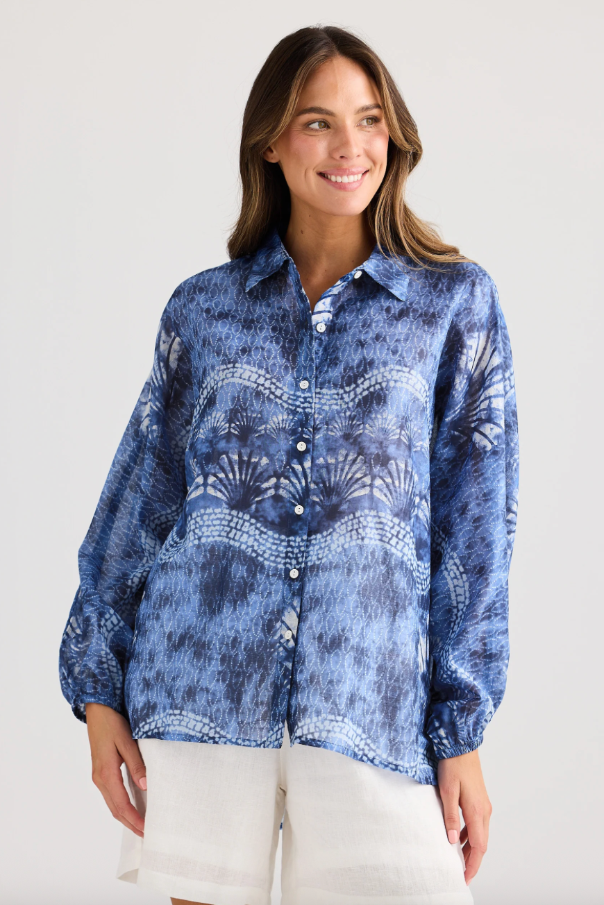 Cliffside Shirt Ocean Calm (Holiday)