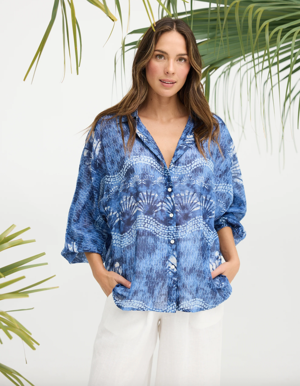Cliffside Shirt Ocean Calm (Holiday)