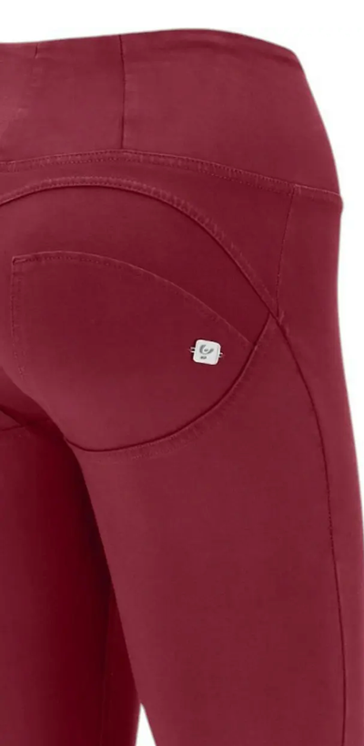 WR.UP Skinny High Waist Maroon (Freddy)
