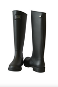 Classic Black Gumboot (Silver Lining)