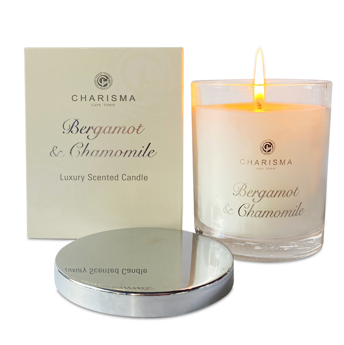 Classic Luxury scented Candle Bergamot & Chamomile 255g (Charisma)