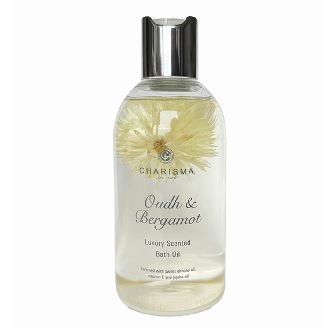 Classic Luxury Scented bath Oil Oudh & Bergamot 250ml (Charisma)