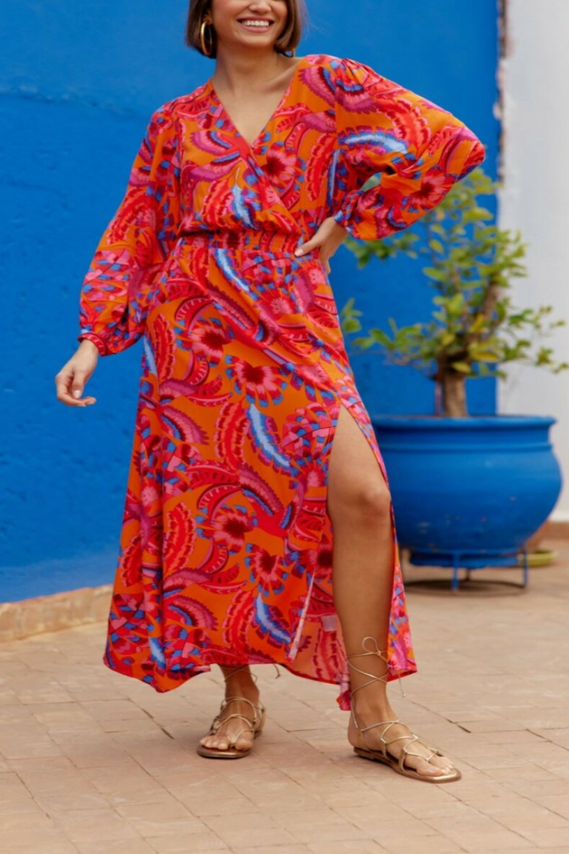 Roemie Dress Orange (La Petite)