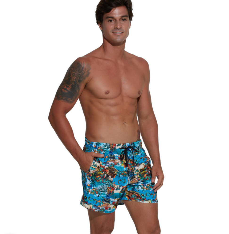 Men's Beach Bugger Samoa Boardshort (69 Slam)