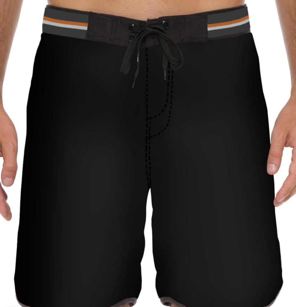 Men's Black Luke Medium Boardshort (69 Slam)