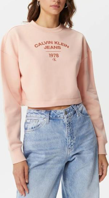 Varsity Crewneck Top (Calvin Klein)