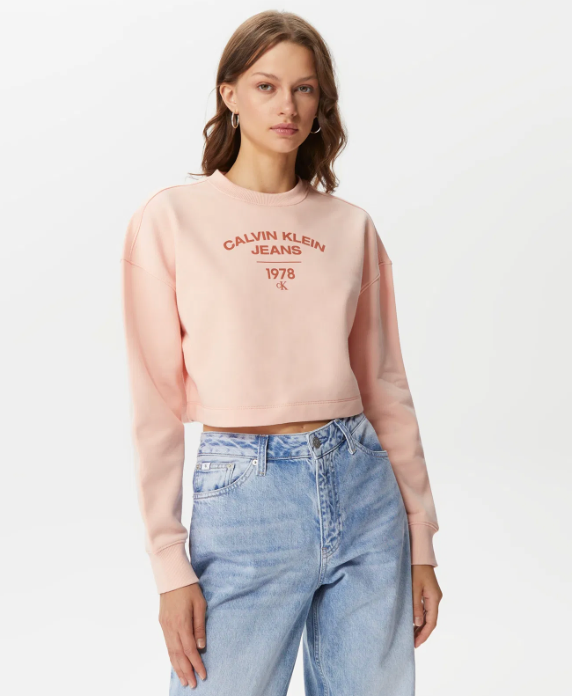 Varsity Crewneck Top (Calvin Klein)