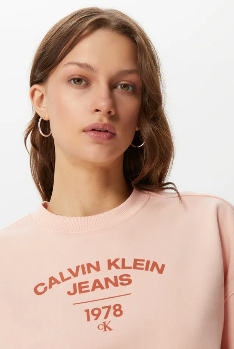 Varsity Crewneck Top (Calvin Klein)