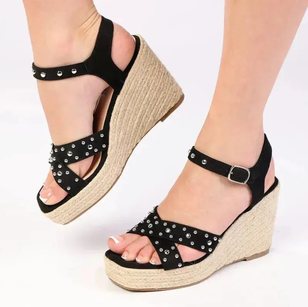 Milka Studded Wedge (Madison)