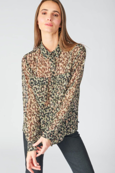 Blouse Green Leo (Le Temp Des Perises)